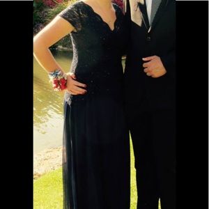 Blue Sage Prom Dress